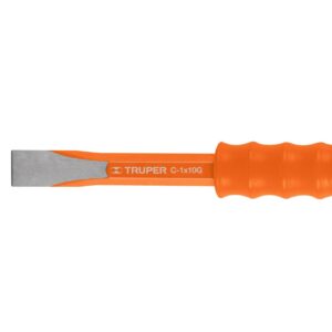 Cincel de corte frío 1 x 10′ con grip, Truper