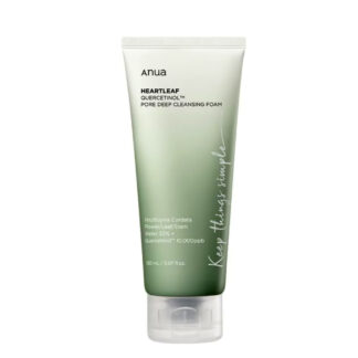 Limpiador facial Ana Heartleaf Quercetinol Pore Deep Cleansing foam para disminuir puntos negros
