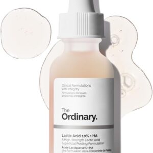 The Ordinary Lactic Acid 10% + HA, Suero Iluminador con Ácido Láctico y Ácido Hialurónico — Suero exfoliante de alta concentración